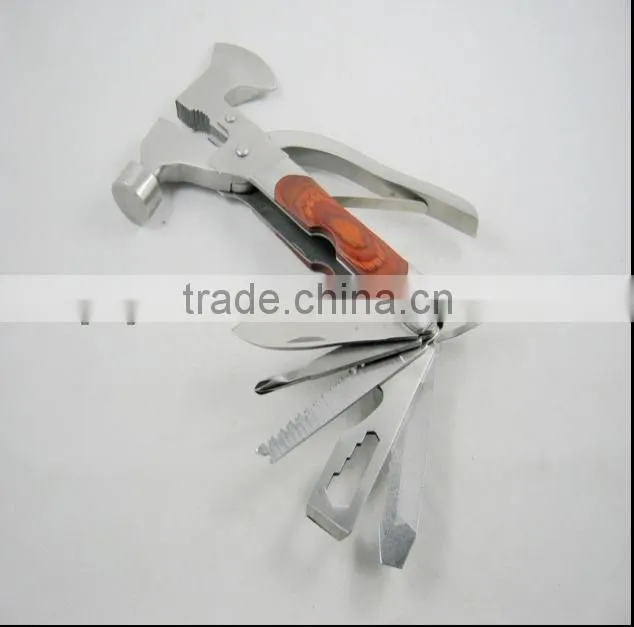 Stainless steel multi-function hammer with screwdriver