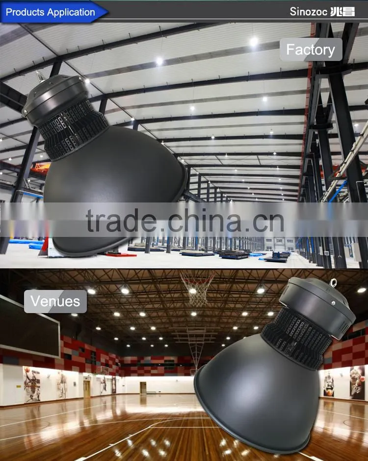 Sinozoc Wholesale 50w 100w ip65 Led High Bay Lights good heat radiation low decay Indoor Led High Bay Lighting Fixture