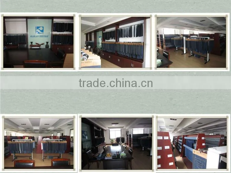 mercerized TC denim fabric kl-424