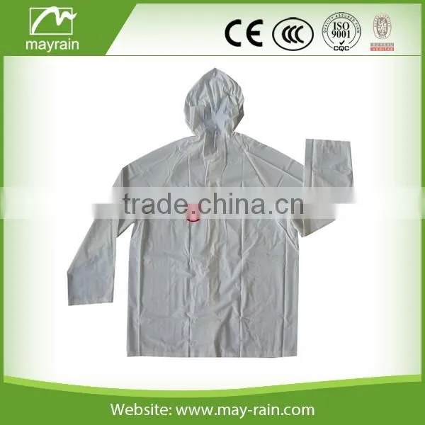 Adult waterproof pvc rain poncho
