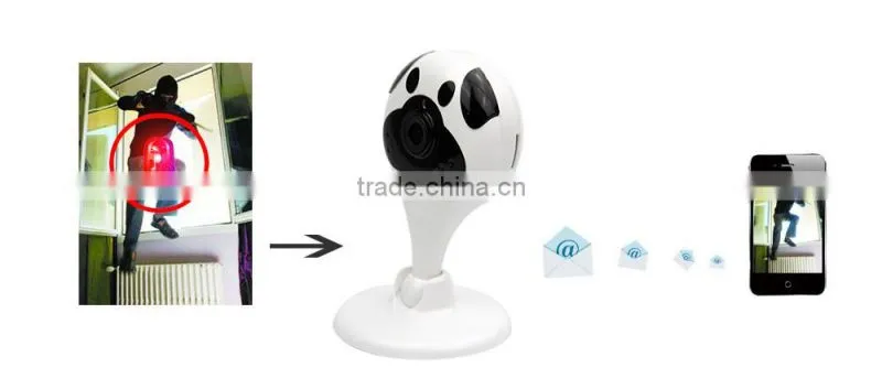 Newest wireless smart home IP Camera H.264 720P P2P cloud WIFI IP Camera