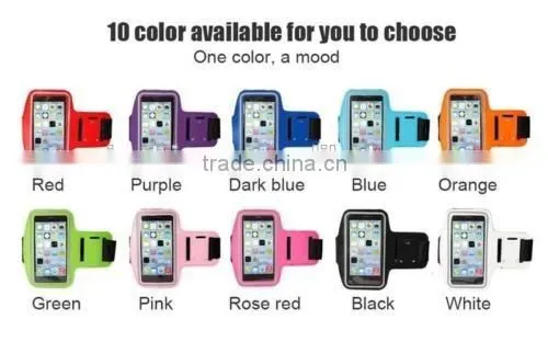 Sports Armband Case for iPhone 6/6 plus colorful running neoprene Sports Armband phone case