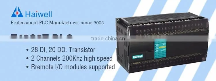 Haiwell T48S2T 48points easy programming PLC programmable logic controller for textile industry