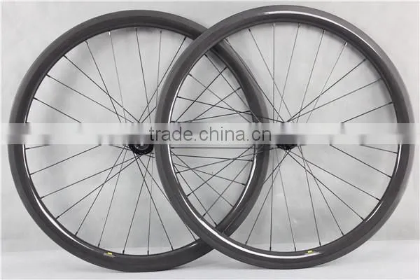 Chinese biycle wheelset CN/Sapim spokes carbon bike wheelset W40C