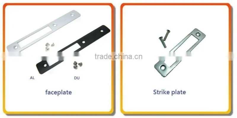 Taiwan Aluminum Throw Bolt Mortise Front Door Lock
