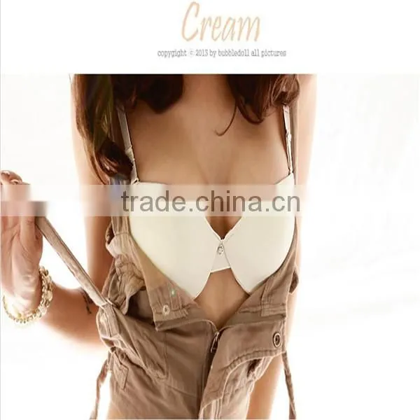 2014 hot selling lady's cotton bra and panty new design