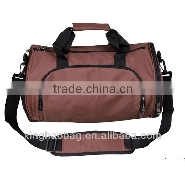 2014 Korean style wholesale custom sports bag with shoe compartment