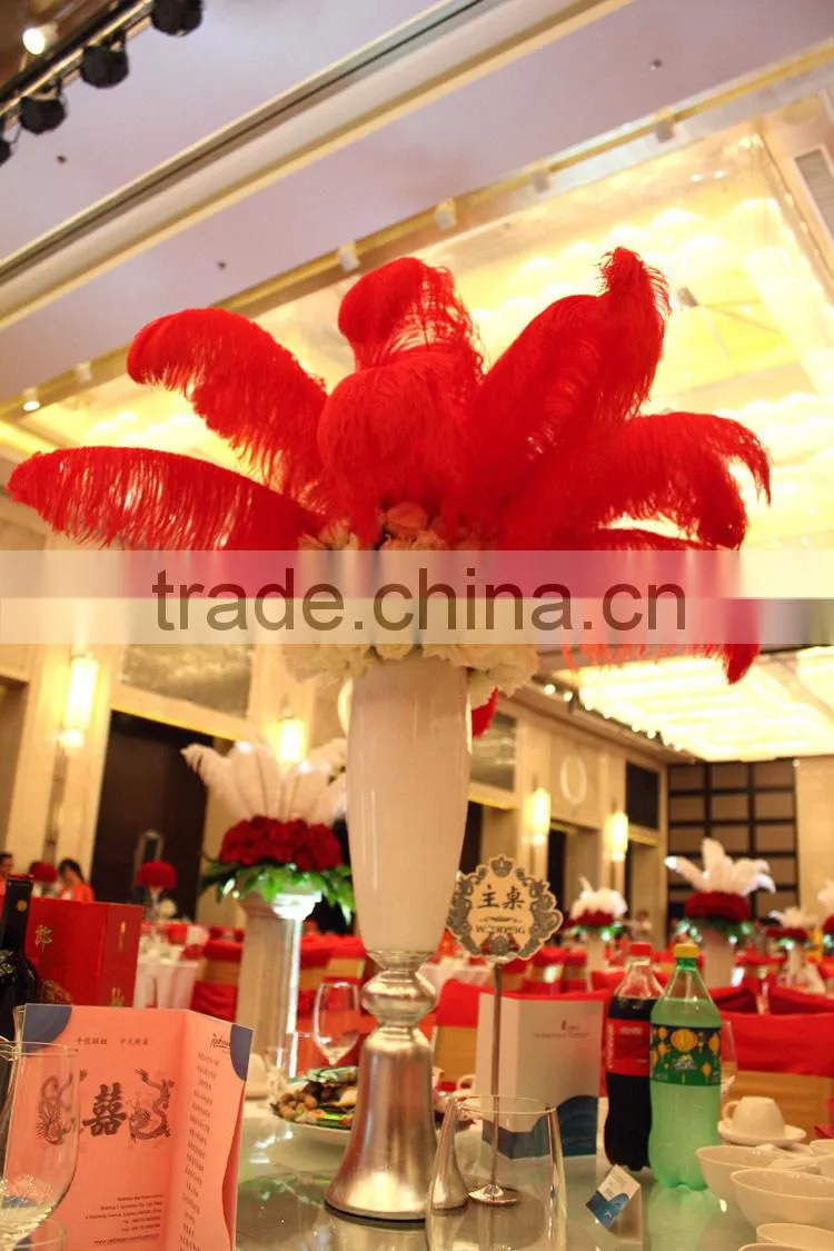 High Quality Real Natural Ostrich Feathers, decorative feathers wholesale