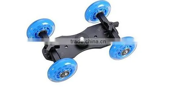 Premium Flex Skater Dolly , Table top slider, Super mute for DSLR camera and Camcorders