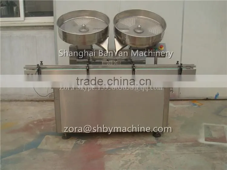 Glass plastic bottle small automatic capsule filling machine, capsule counting machine