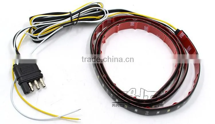 Waterproof 49" 5-Function Flexible LED Tailgate Strip Bar Brake Signal Light for Truck SUV