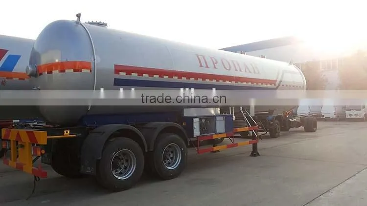 LPG tank trailer 40000 liters, 40000 liters ASME lpg gas tanker semi trailer, ASME lpg trailer