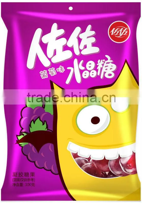 lovely cartoong 100g soft fruit novelty candy