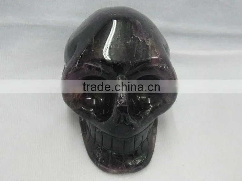 Human Skull in Art & Collectible carved stone skull for sale or decoration