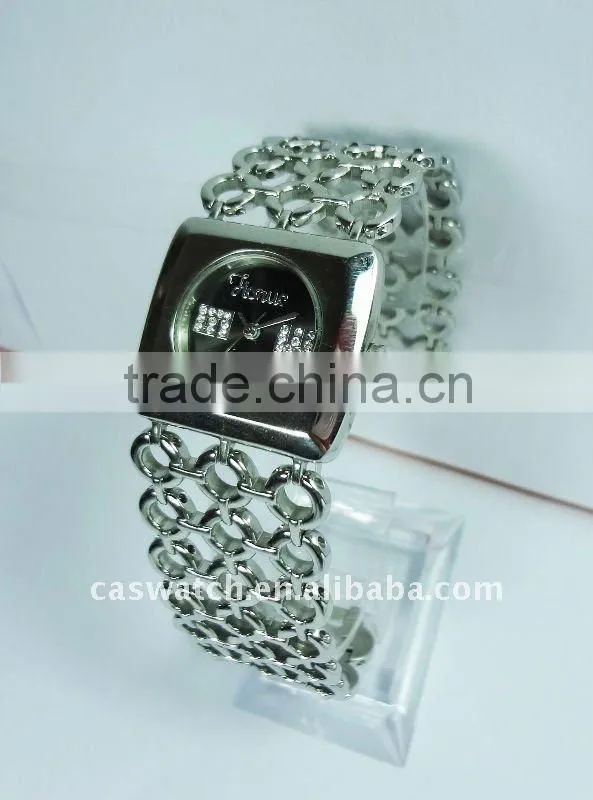 fashion popular promotion metal bracelet watch female watch jewelry