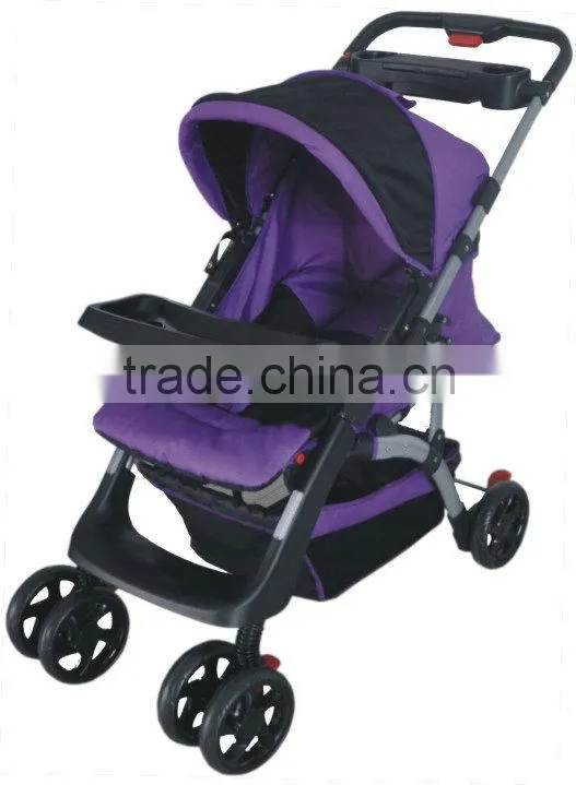 BS-D04 Luxury Travel System BABY STROLLER with 6 Stroller Wheels