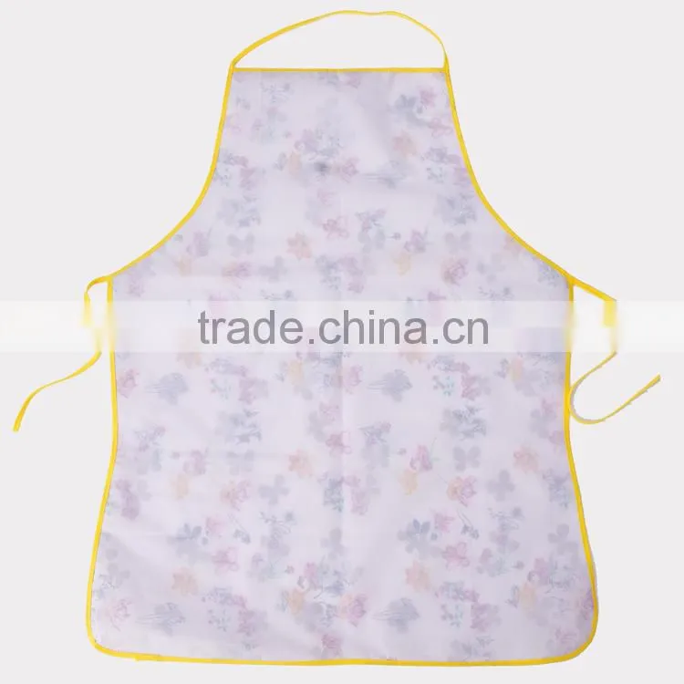 PVC with non-woven Apron/ easy clean & waterproof home kitchen apron