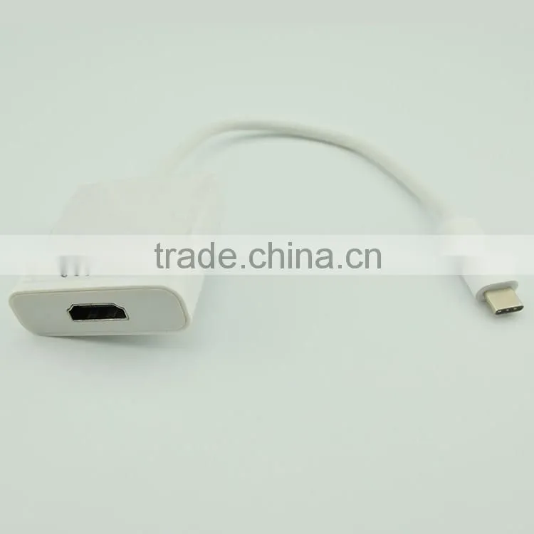Manufacture male to female c type usb to hdmi converter cable for mobile phone accesories