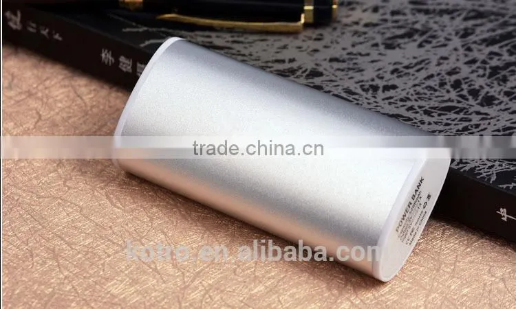 Aluminum Shell LOGO 18650 li ion 5200 mah external mobile battery charger phone power bank