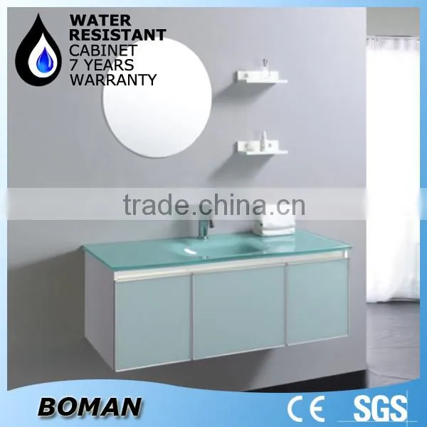 2015 design wall mounted mini bathroom vanity cabinet