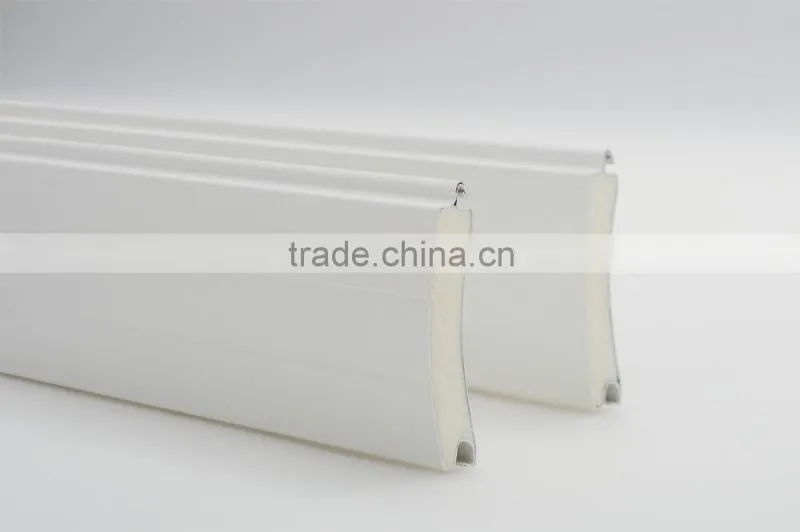 Aluminum remote control roller shutter door with 77mm insulated profiles