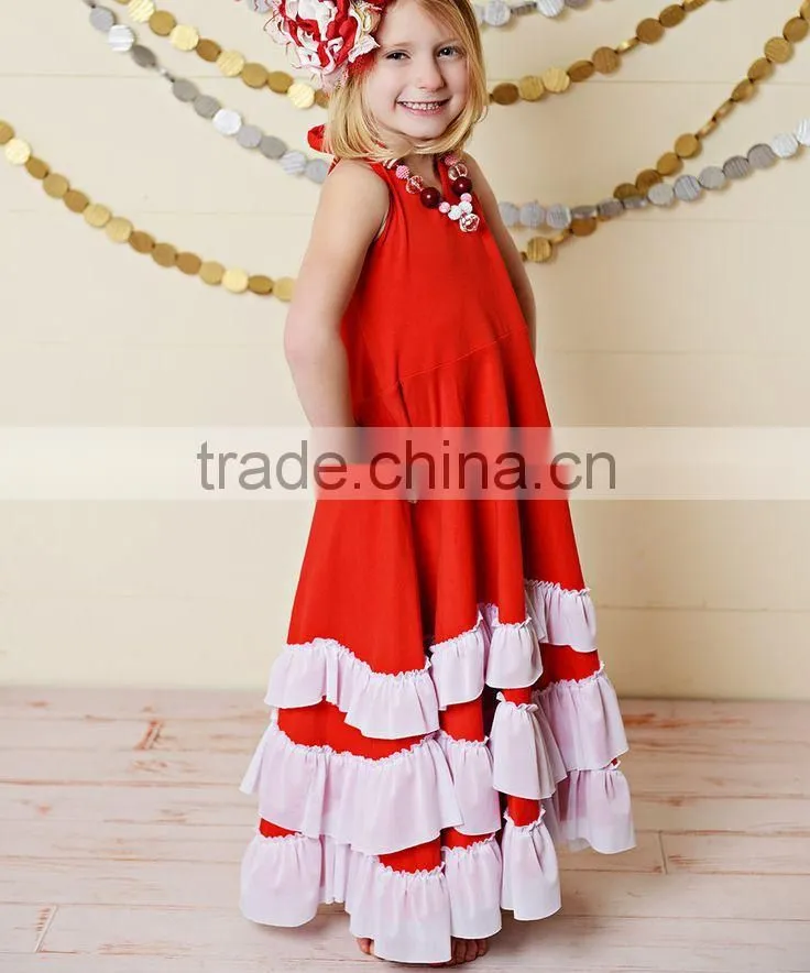 China manufacturer new style casual design baby girl maxi dress pakistani baby girls maxi dress