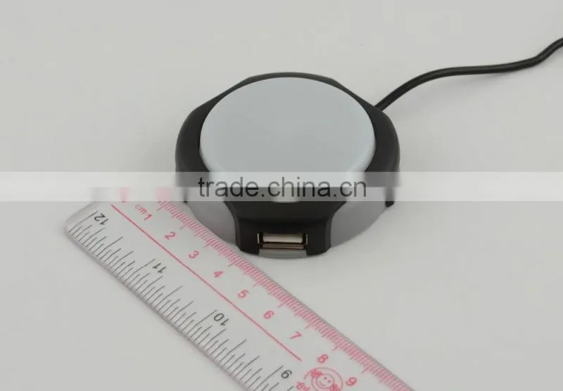 Creative Style USB2.0 Hub with 4 Ports Can Print Logo on Webkey Button as Promotional Gifts