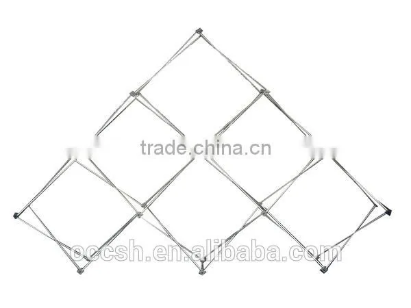 Tension Fabric Exhibition Backdrop Display Stand, Pop Up Display Stand, Hop Up Banner