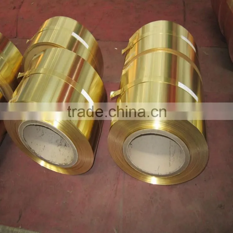 jis standard c2600 c2700c c2680 0.25mm t mill brass strips for construction