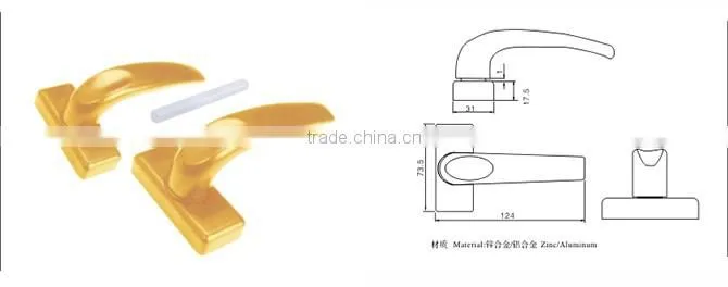 Best Quality Door And Window Zinc Alloy Handle Lock
