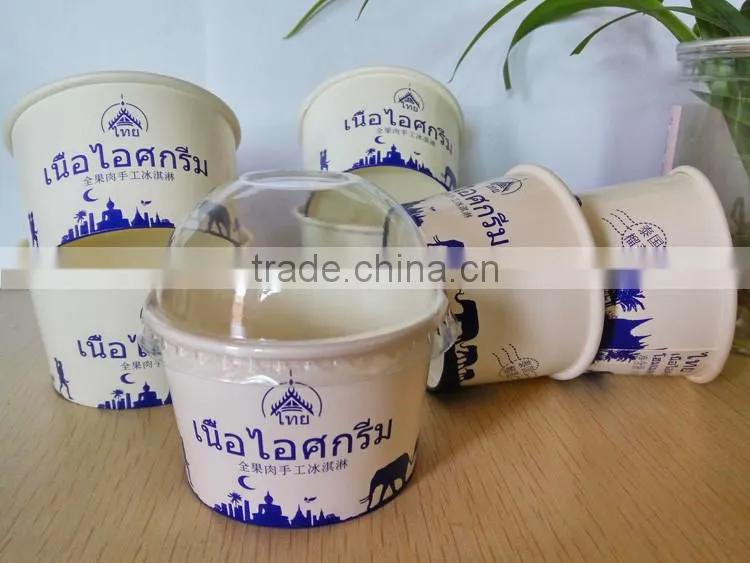 Custom high quality low price food paper ice cream paper tube