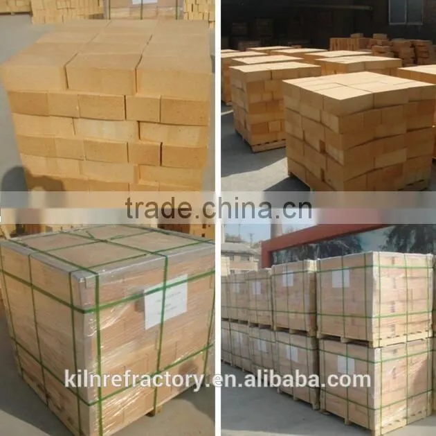 Al2O3 65% High refractoriness fireproof high duty straight high alumina brick for glass kiln furnace