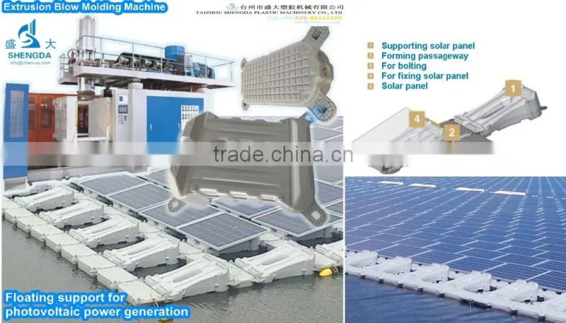 plastic solar panel floater machine