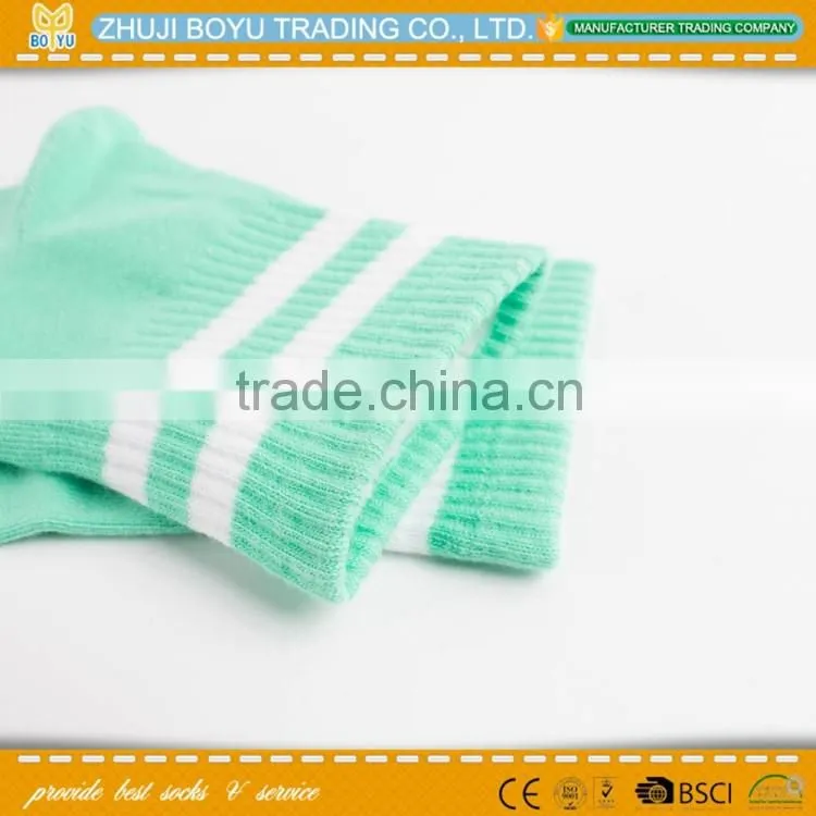 wholesale bi-color knit boot socks topper cuff 6 colors; lady cotton socks; mens cotton slipper socks