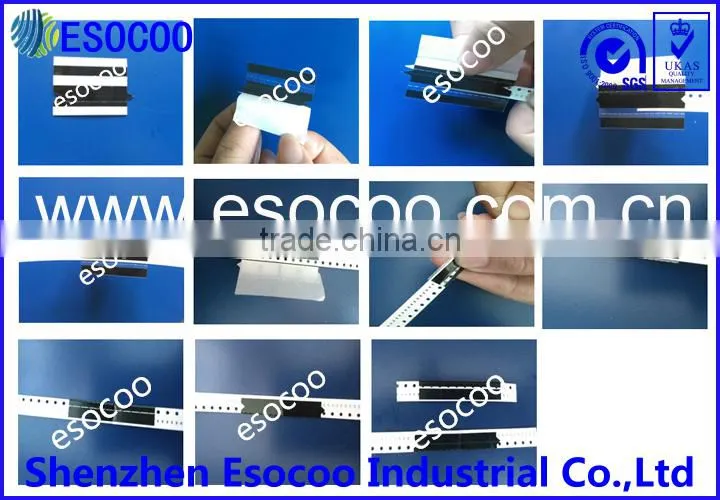 black anti static SMT double splice tape for panasonic