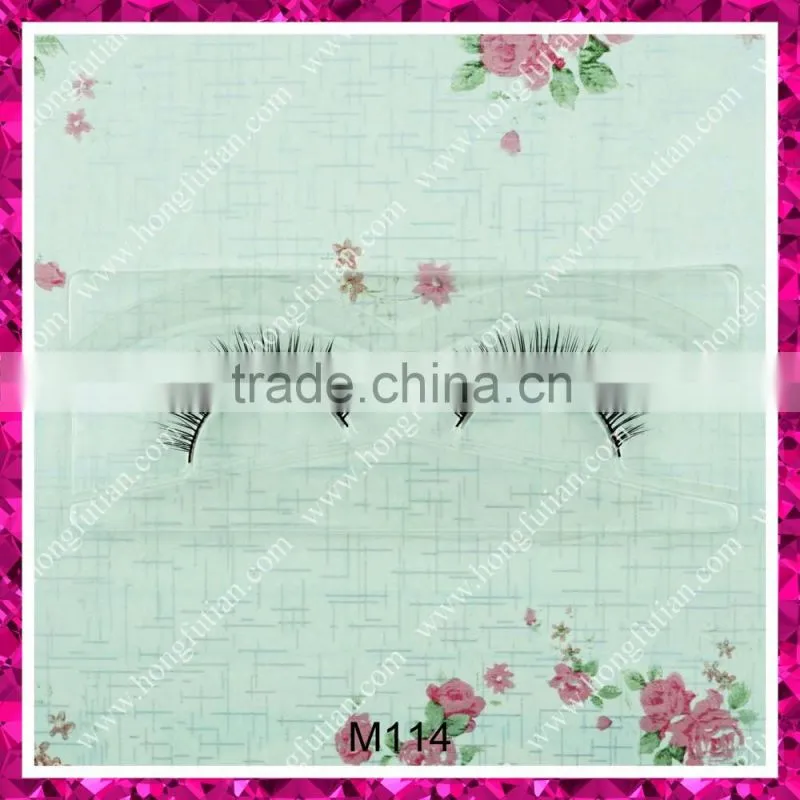 Top quality 100% real mink strip lashes, handmade mink lash