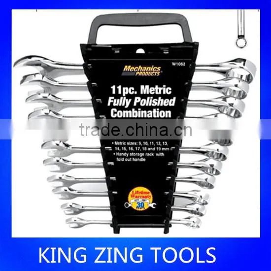Chrome vanadium combination wrench and spanner