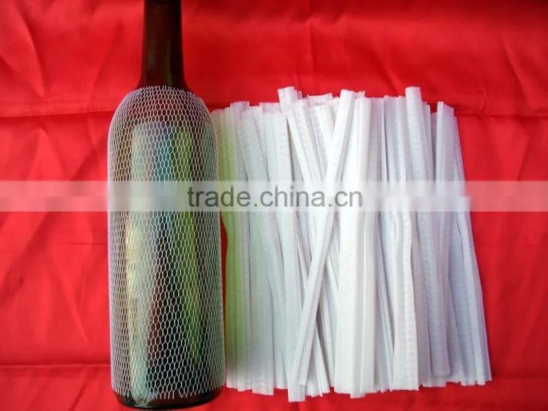 PE protective sleeve net for winebottle