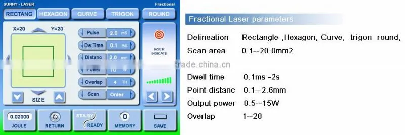 Mini Fractional CO2 Laser Equipment/ portable fractional laser