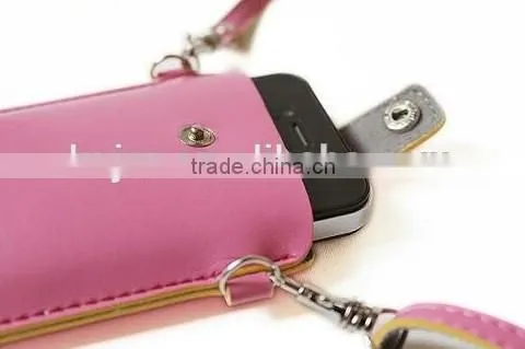 Neck hanging pouch mobile phone bag pouches