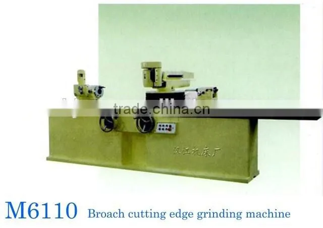 Broach cutting edge grinding machine