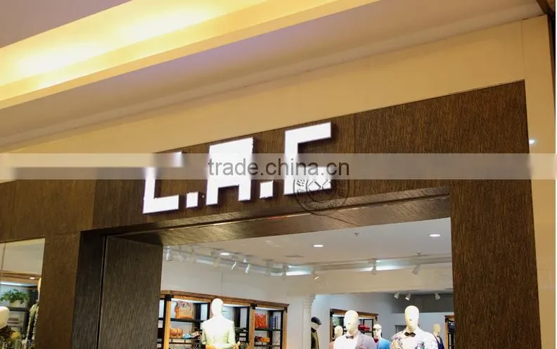 led backlit letter sign Manufacturer of China Mainland ,restaurant light letters,environmental Plastic Sign