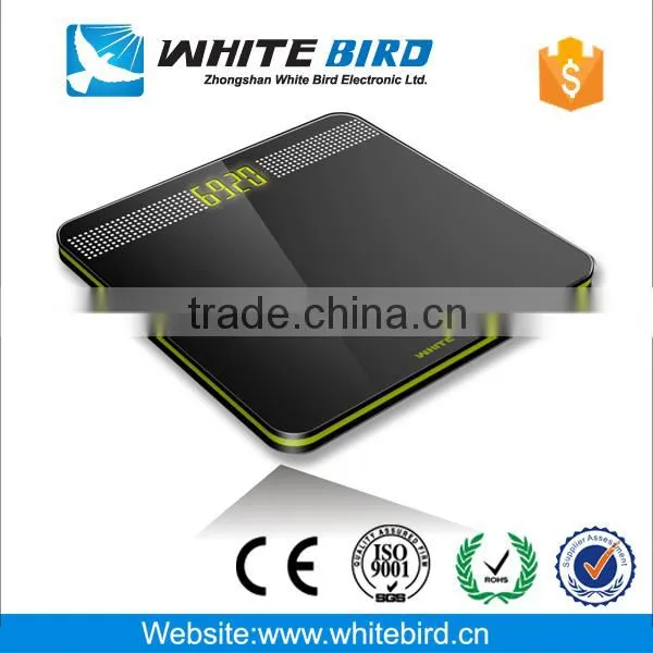 large platform change digits color tempered glass digital bathroom scale