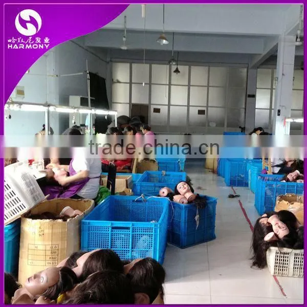 2015 cheap cosmetology salon human hair training head for hairdressers/100% human hair training doll head practice head