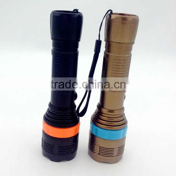 1W powerful led zoom in-out flashlight with