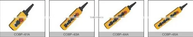 CNGAD COBP series yellow lifting button switch box(handle control box,pushbutton switch box)(COBP-65A)