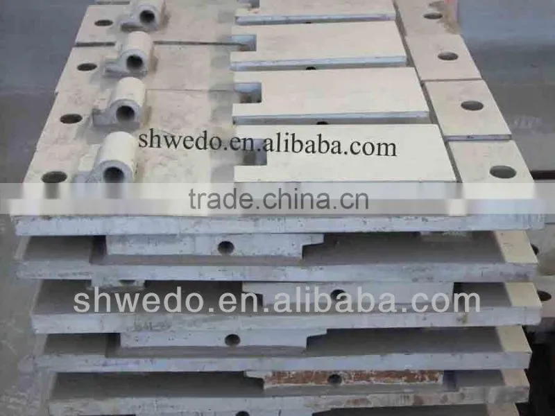 railway tie plate with chair used in turnout