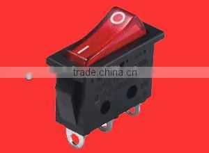 Lighted red led on off rocker switch