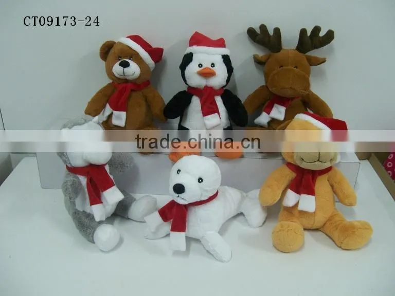 8" Christmas Animal Series