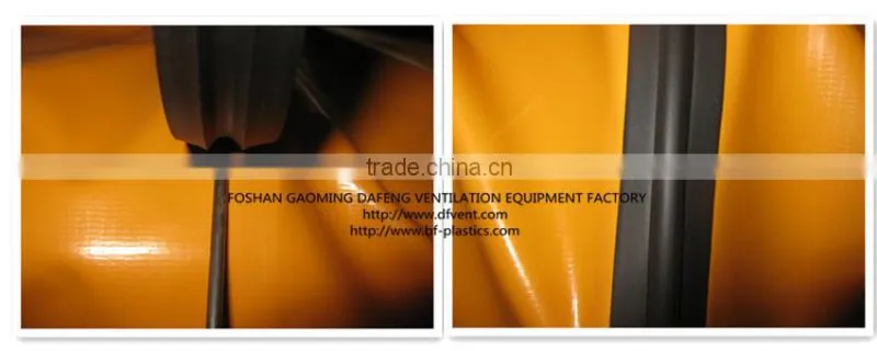 80 Celsius PVC heat resistant air heater flexible duct